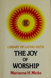 Cover of: The joy of worship