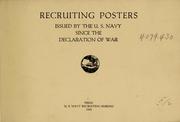 Cover of: Recruiting posters
