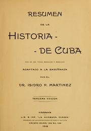 Cover of: Resumen de la historia de Cuba