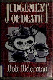 Cover of: Judgement of death