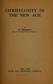 Cover of: Christianity in the new age