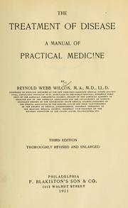 Cover of: The treatment of disease: a manual of practical medicine