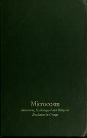 Cover of: Microcosm by Philip Slater