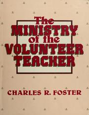 Cover of: The ministry of the volunteer teacher