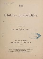 Cover of: The children of the Bible.