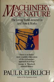 Cover of: The machinery of nature