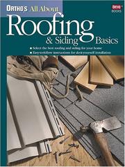 Ortho's All About Roofing & Siding Basics by Ortho Books