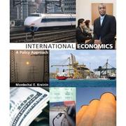 Cover of: International Economics by 