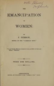 Cover of: The emancipation of women