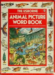 Cover of: The animal picture word book