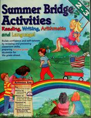 Cover of: Summer bridge activities by Julia Ann Hobbs