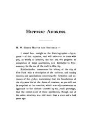 Cover of: Historic address | Aaron Sargent
