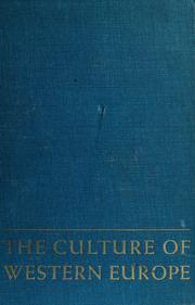 Cover of: The culture of Western Europe