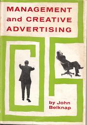 Management and creative advertising by John Belknap