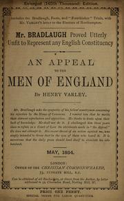 Cover of: Mr. Bradlaugh proved utterly unfit to represent any English constituency: an appeal to the men of England