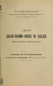 Cover of: Acque salso, bromo, iodiche e nuove terme di Salice presso Voghera