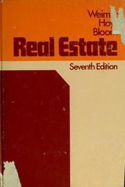 Cover of: Real estate