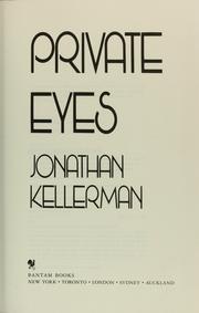 Cover of: Private eyes by Jonathan Kellerman, Jonathan Kellerman