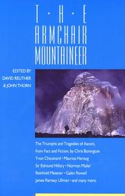 Cover of: The armchair mountaineer by edited by David Reuther and John Thorn ; illustrations by Bob Carroll.