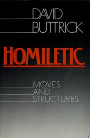 Cover of: Homiletic by David Buttrick