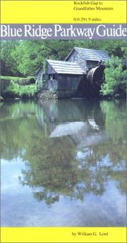 Cover of: Blue Ridge Parkway Guide Volume 1: Rockfish Gap to Grandfather Mountain