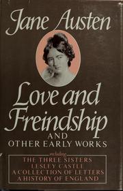 Cover of: Love and friendship and other early works