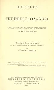 Cover of: Letters