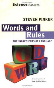Cover of: Words and Rules by Steven Pinker