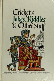 Cover of: Cricket's jokes, riddles and other stuff