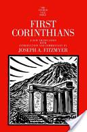 Cover of: First Corinthians: a new translation with introduction and commentary