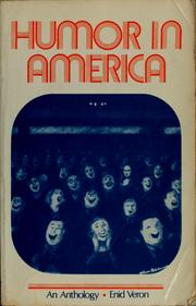 Cover of: Humor in America: an anthology
