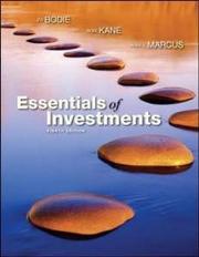 Cover of: Essentials of investments by Zvi Bodie, Zvi Bodie