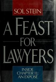 Cover of: A feast for lawyers by Sol Stein