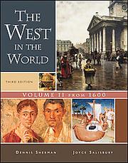 Cover of: The West in the world: a history of western civilization