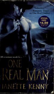 Cover of: One real man