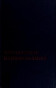 Cover of: Theoretical hydrodynamics.