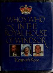 Cover of: Who's who in the Royal House of Windsor