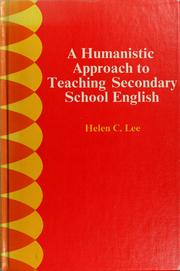 Cover of: A humanistic approach to teaching secondary school English