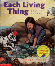 Cover of: Each living thing by Joanne Ryder