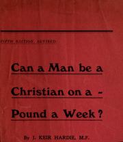 Cover of: Can a man be a Christian on a pound a week?