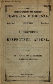 Cover of: A brother's respectful appeal by Richard Tabraham