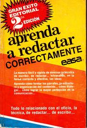 Cover of: Aprenda A Redactar Correctamente by 