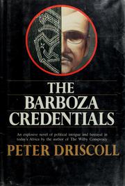 Cover of: The Barboza credentials: a novel