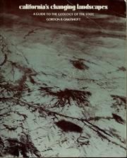 Cover of: California's changing landscapes by Gordon B. Oakeshott