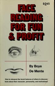 Cover of: Face-reading for fun & profit.