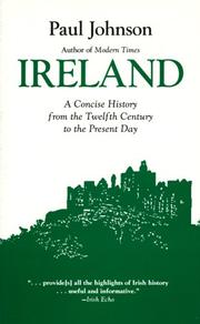 Cover of: Ireland by Paul Bede Johnson, Paul Bede Johnson