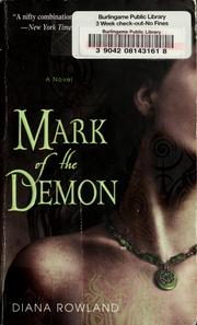 Cover of: Mark of the demon by Diana Rowland