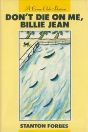 Cover of: Don't Die on Me, Billie Jean