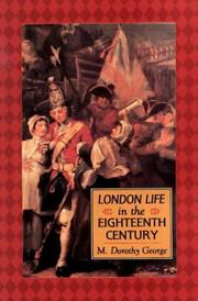 Cover of: London life in the eighteenth century