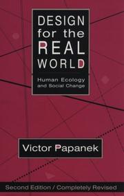 Cover of: Design for the real world by Victor J. Papanek